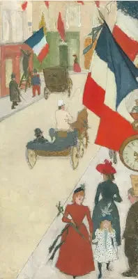 Rue de Parme Pariisissa, 14. heinäkuuta - Pierre Bonnard