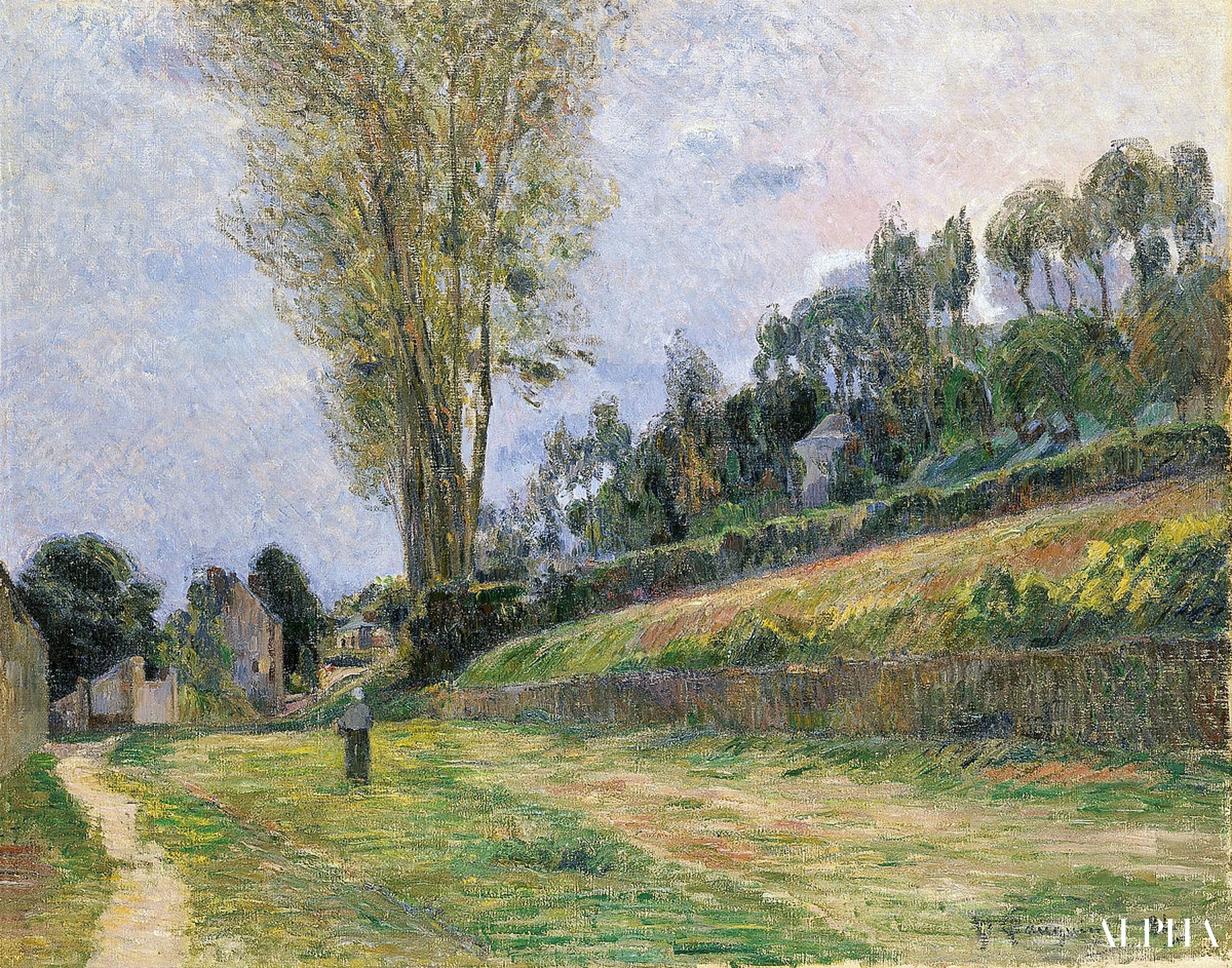 Rue de Rouen - Paul Gauguin - Korkealaatuiset taulujen ja maalauksien reproduktiot