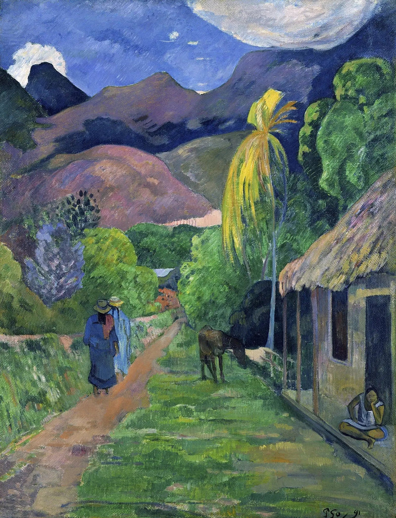 Tahitin katu - Paul Gauguin