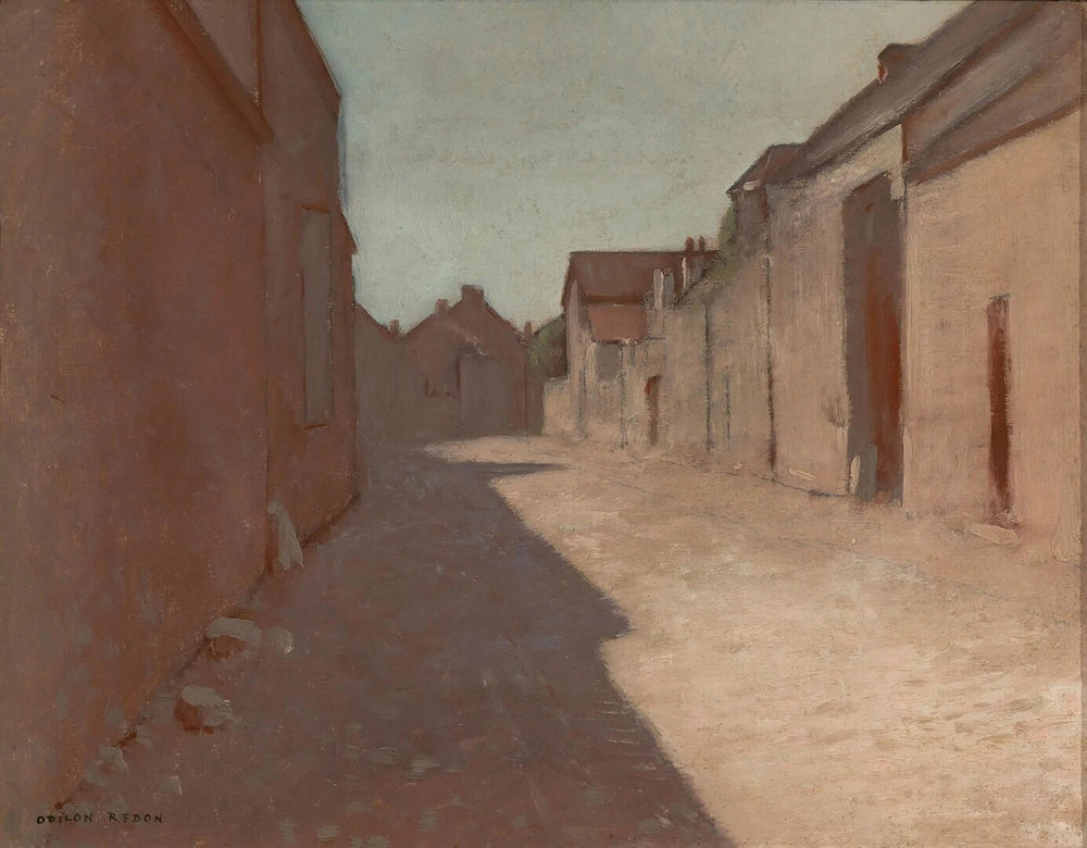 Rue de village - Odilon Redon - Alpha Reproduction