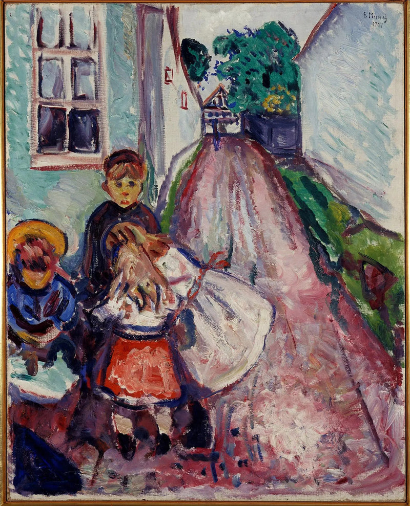 Warnemünde katu - Edvard Munch