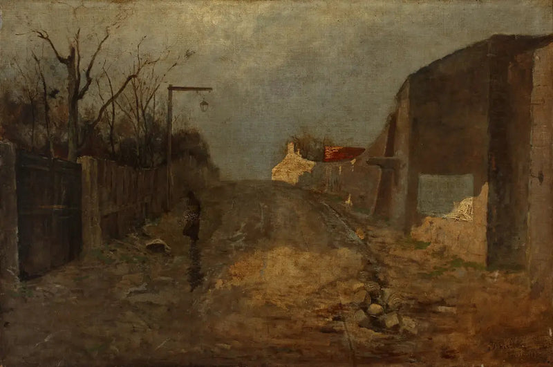Buttes-katu (Montmartre) - James Abbott McNeill Whistler
