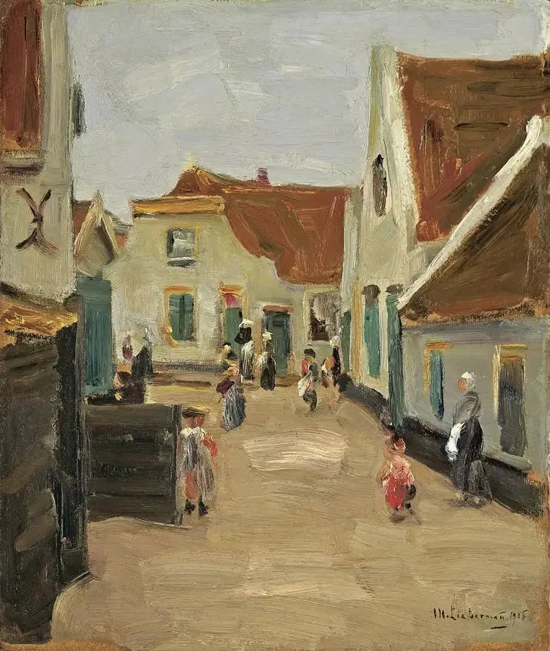 Kylän katu Noordwijkissa - Max Liebermann