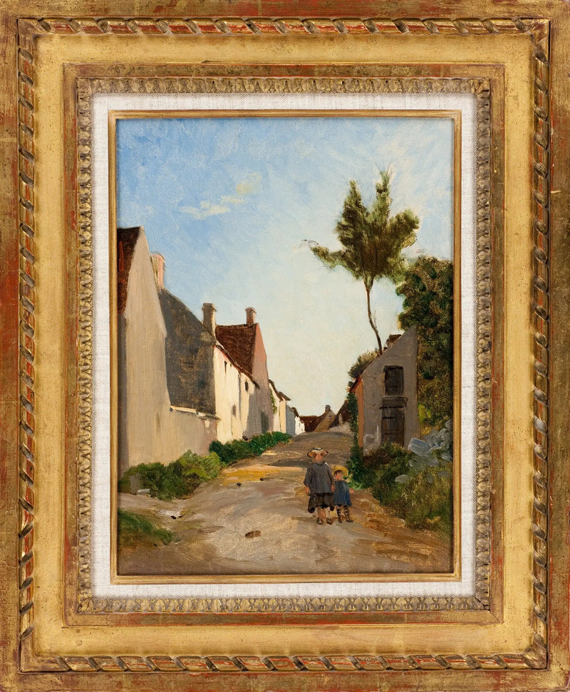 Kylätie, Chailly - Frédéric Bazille