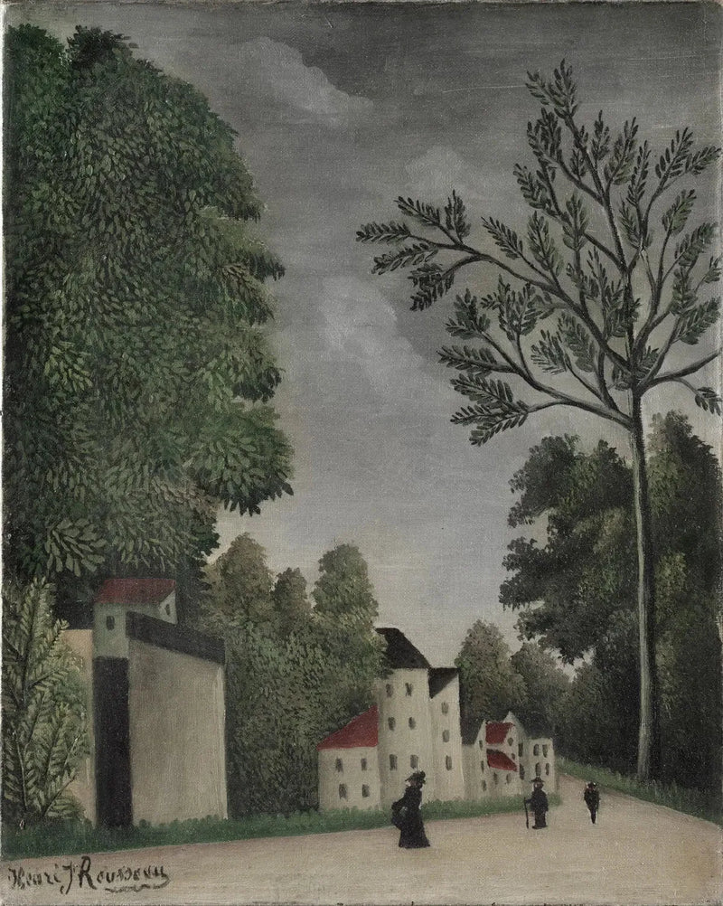 Kyläntie - Henri Rousseau
