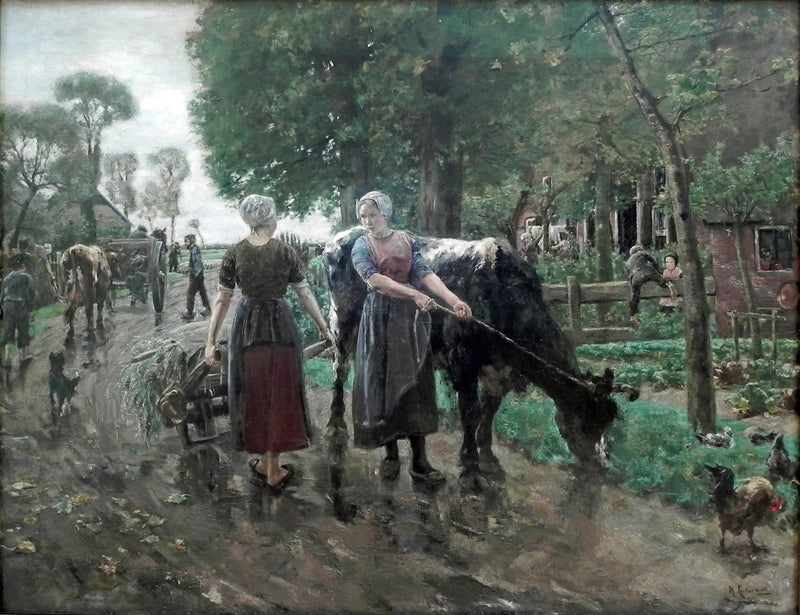 Hollantilainen kyläntie - Max Liebermann