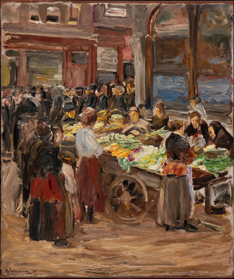 Amsterdamin juutalainen katu - Max Liebermann