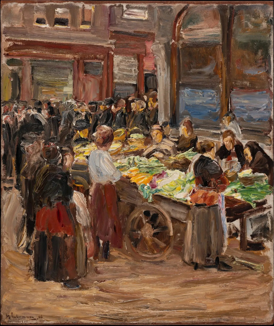 Amsterdamin juutalainen katu - Max Liebermann