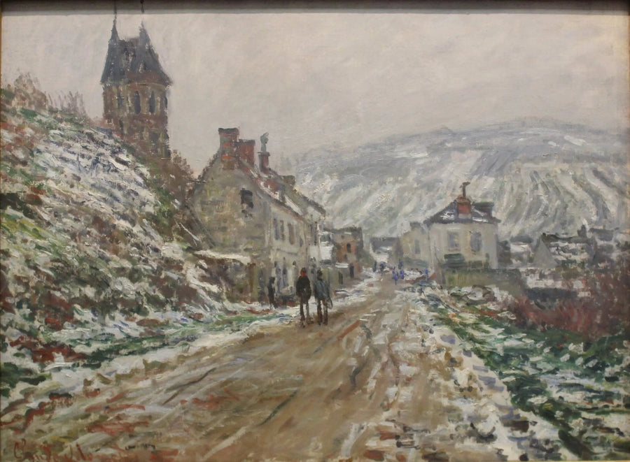 Kylän katu, Vétheuil. - Claude Monet