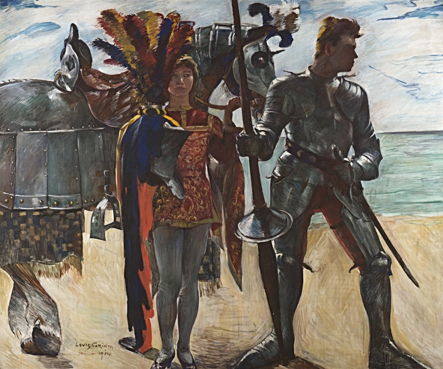 Ruggiero ja hänen sivunsa - Lovis Corinth