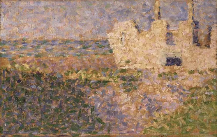 Grandcampin rauniot - Georges Seurat
