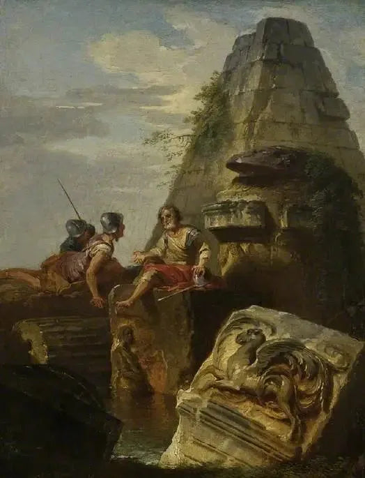 Rauniot figuureilla - Giovanni Paolo Panini