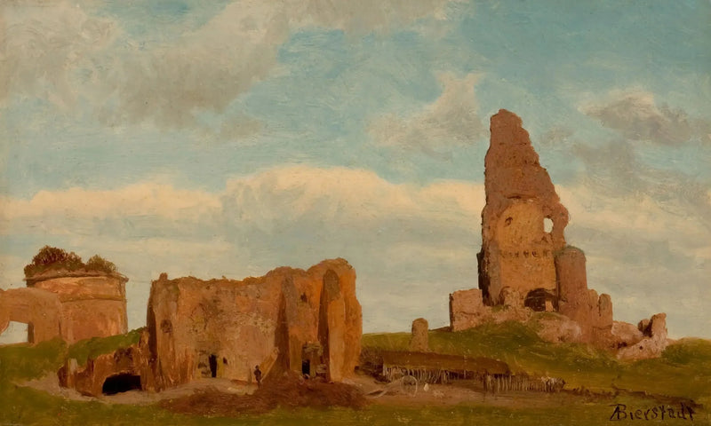 Rauniot, roomalainen maaseutu - Albert Bierstadt