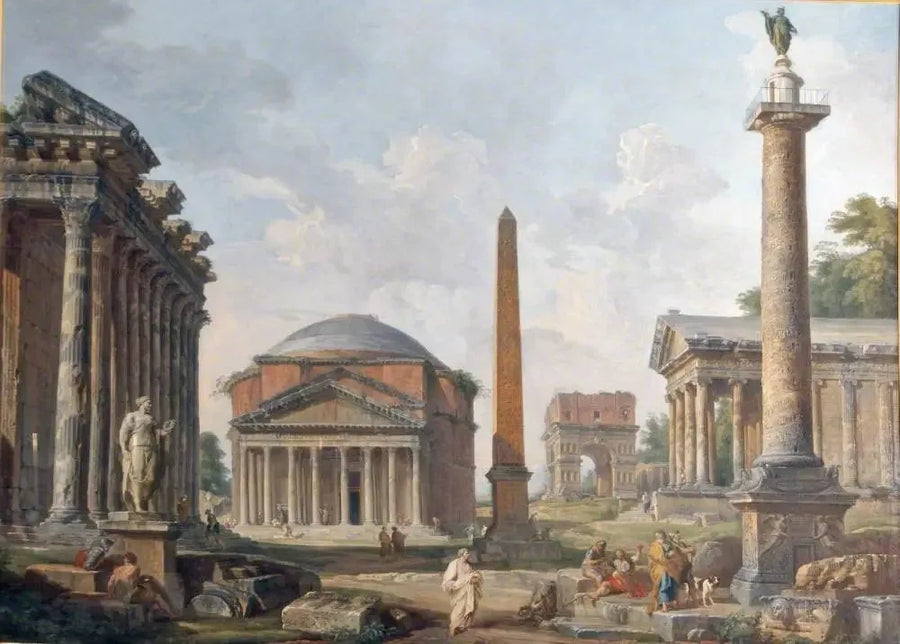 Rooman rauniot - Giovanni Paolo Panini
