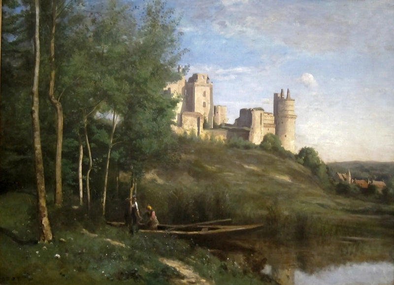 Pierrefondsin linnan rauniot - Jean-Baptiste Camille Corot
