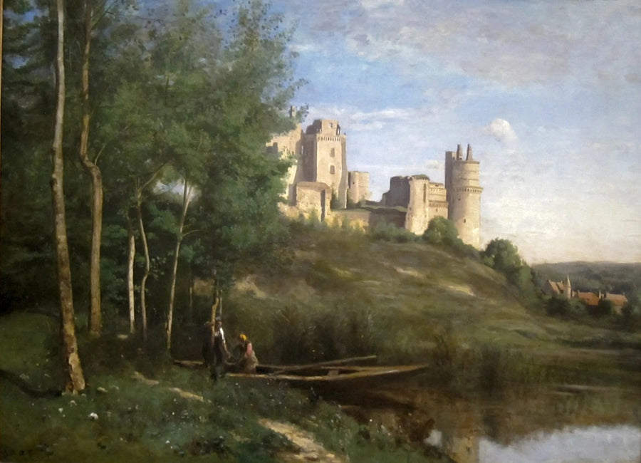 Pierrefondsin linnan rauniot - Jean-Baptiste Camille Corot
