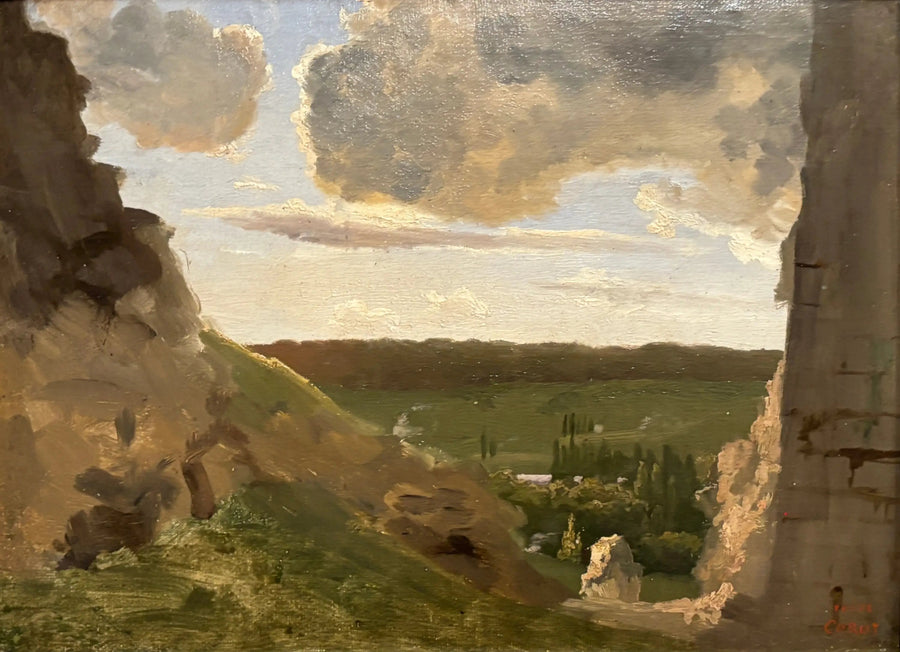 Keskiaikaiset rauniot - Jean-Baptiste Camille Corot