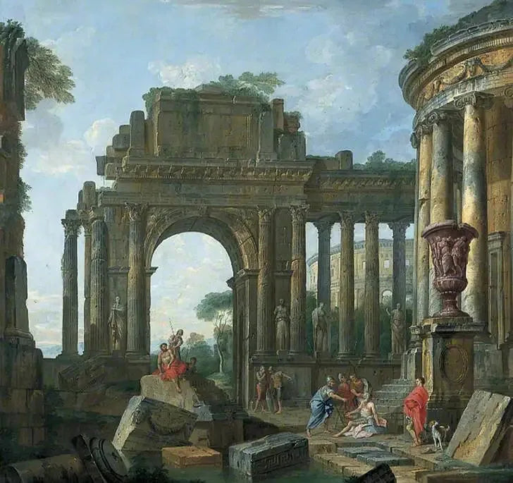 roomalaiset rauniot - Giovanni Paolo Panini