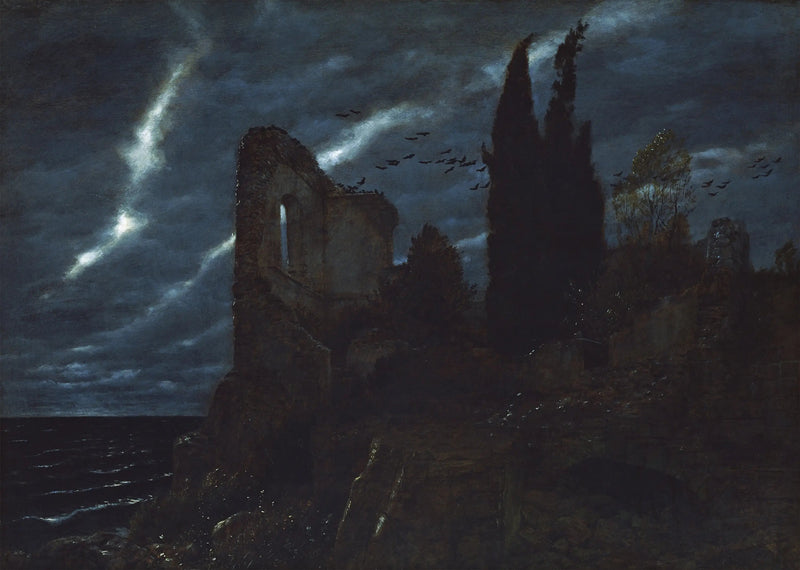 Ruumis rannalla - Arnold Böcklin
