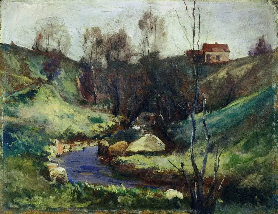 Puronvarsi keväällä - Edvard Munch