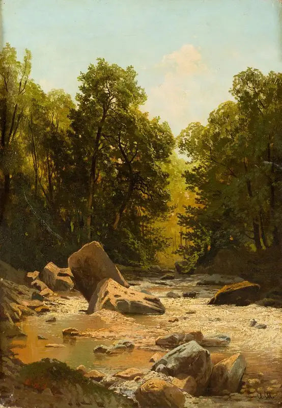 Ruisseau dans la forêt - Ivan Chichkine - Alpha Reproduction