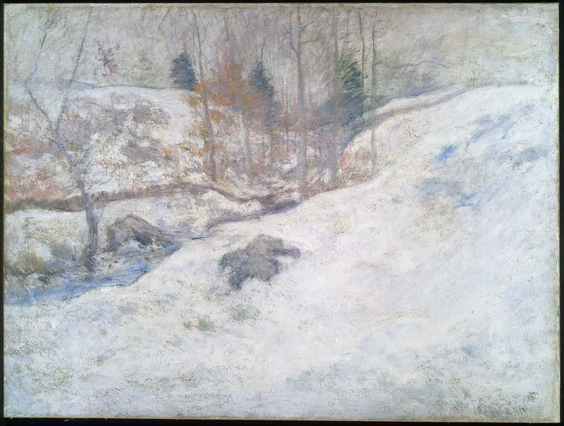 Talvinen puro - John Henry Twachtman