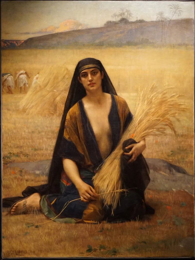 Ruth keräämässä viinitarhoissa - Alexandre Cabanel