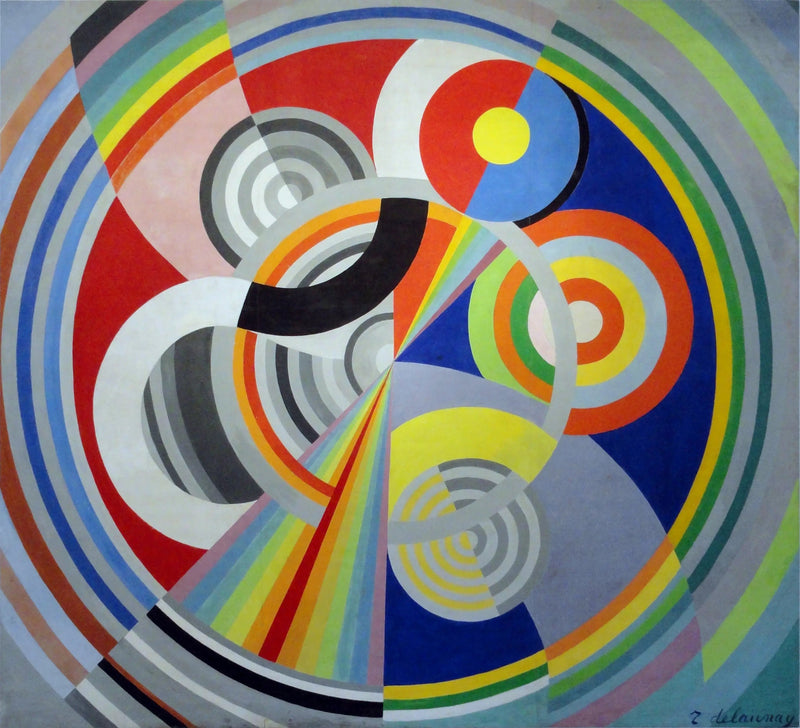 Rytmi nro 1, sisustus Tuileriesin saliin - Robert Delaunay