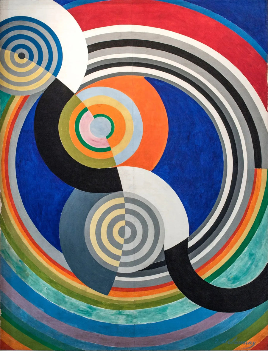 Rytmi n°2, sisustus Tuileriesin saliin - Robert Delaunay