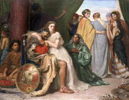 Jephté-tyttären uhraus - John Everett Millais