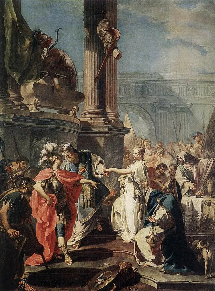 Polyxénen uhraus - Giovanni Battista Pittoni