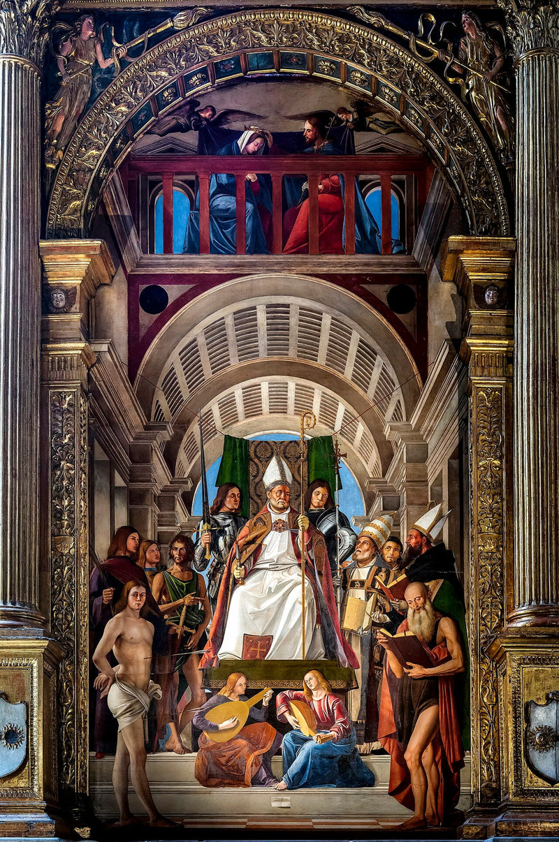 Saint Amroise des Milanais - Alvise Vivarini