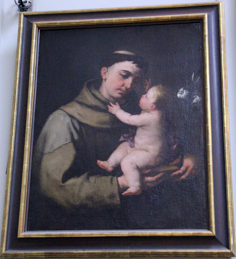 Pyhä Antoine de Padoue ja Jeesus-lapsi - Luca Giordano