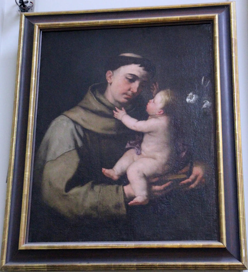 Pyhä Antoine de Padoue ja Jeesus-lapsi - Luca Giordano