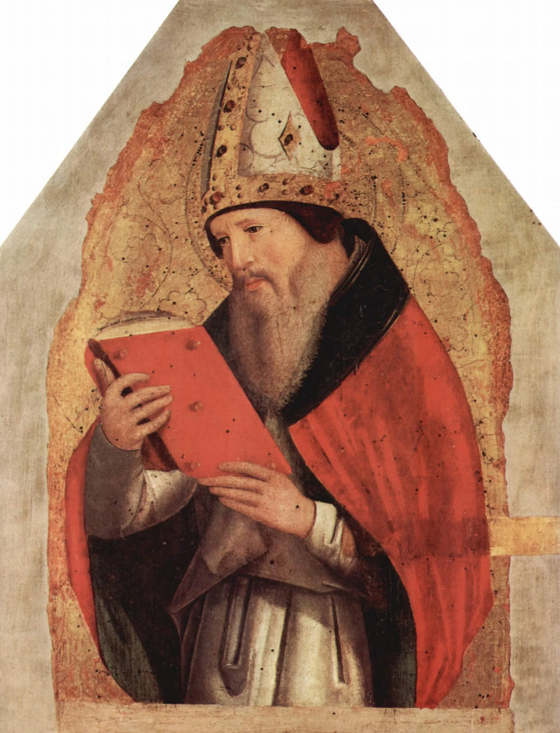 Pyhä Augustinus - Antonello de Messine