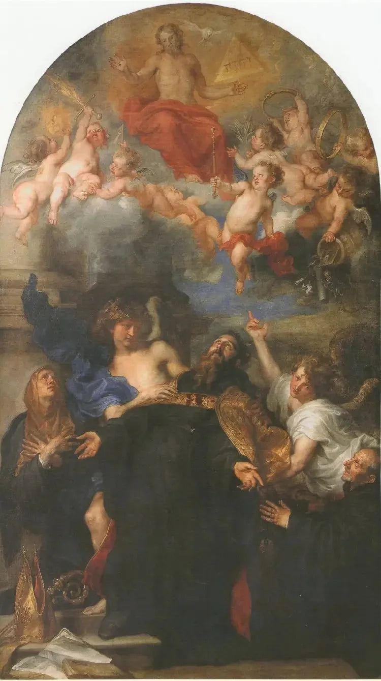 Pyhä Augustinus hurmiossa - Antoine van Dyck