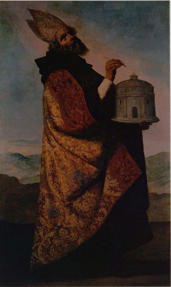 Saint Augustin - Francisco de Zurbarán - Alpha Reproduction