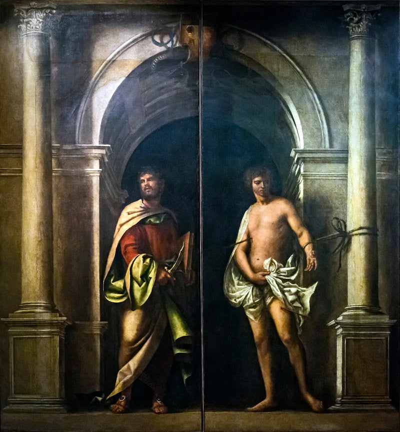 Saint Barthélemy ja Saint Sébastien - Sebastiano del Piombo
