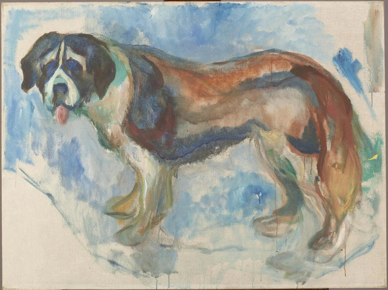 Pyhä-Bernhard lumessa - Edvard Munch