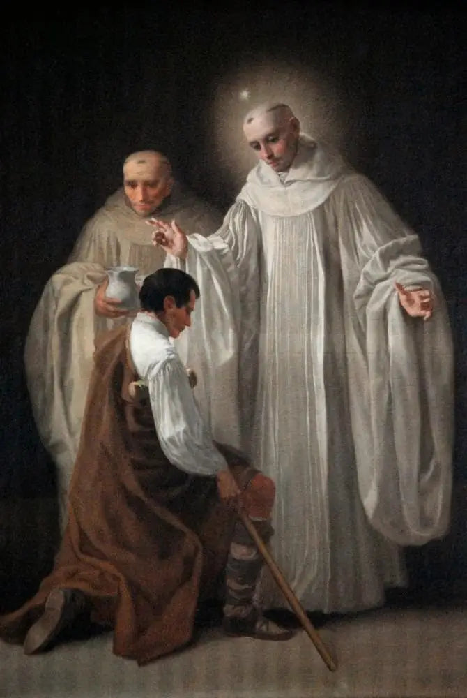 Saint Bernard de Clairvaux parant vammaista - Francisco de Goya