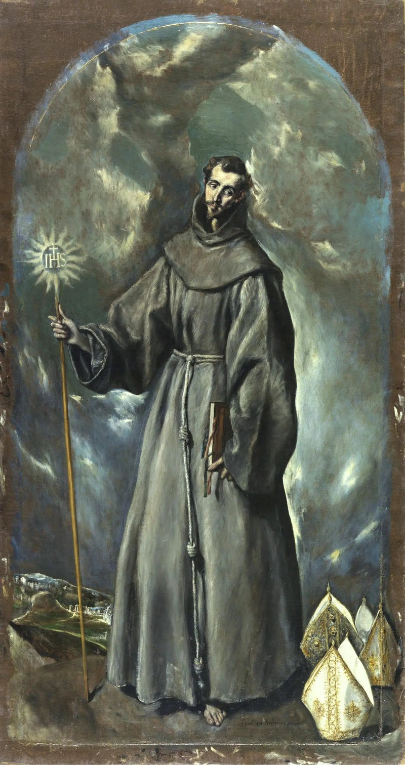 Pyhä Bernardin de Sienne - El Greco