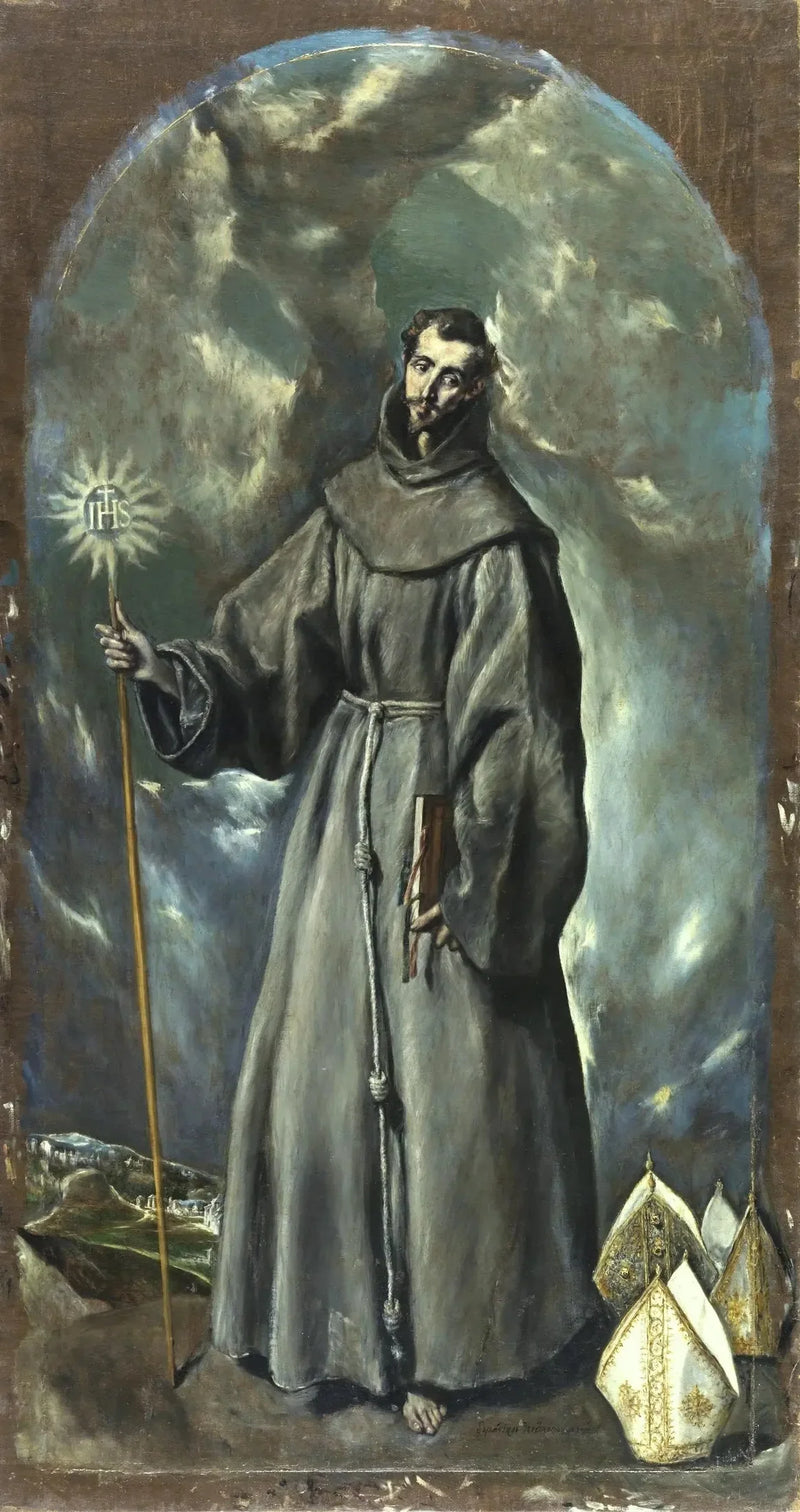 Pyhä Bernardin de Sienne - El Greco