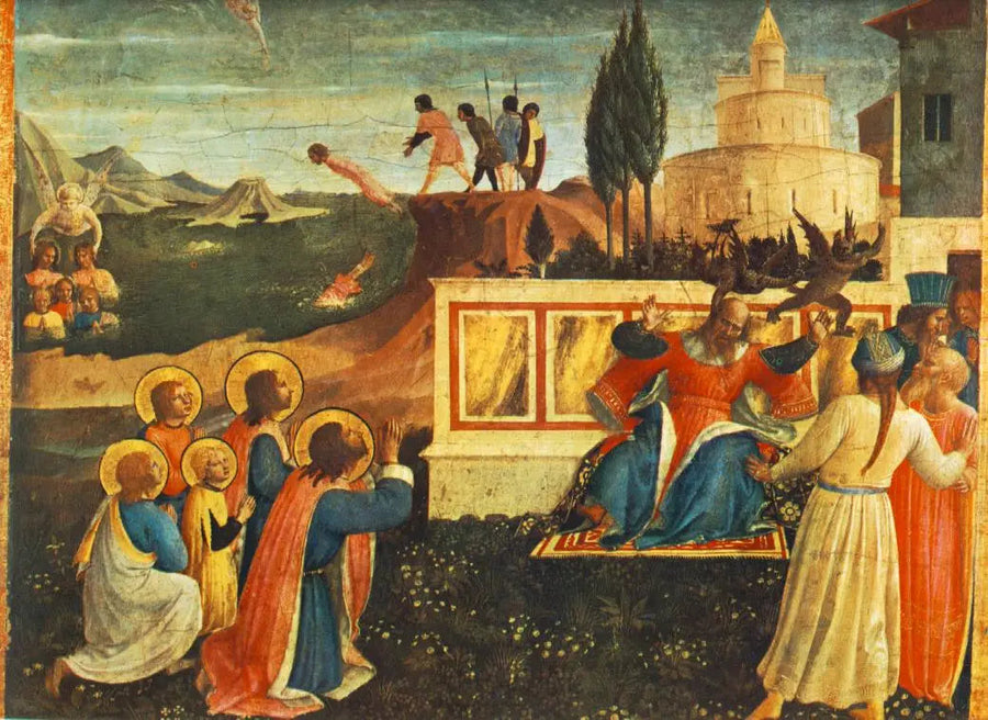 Pyhät Côme ja Damien pelastettuina - Fra Angelico