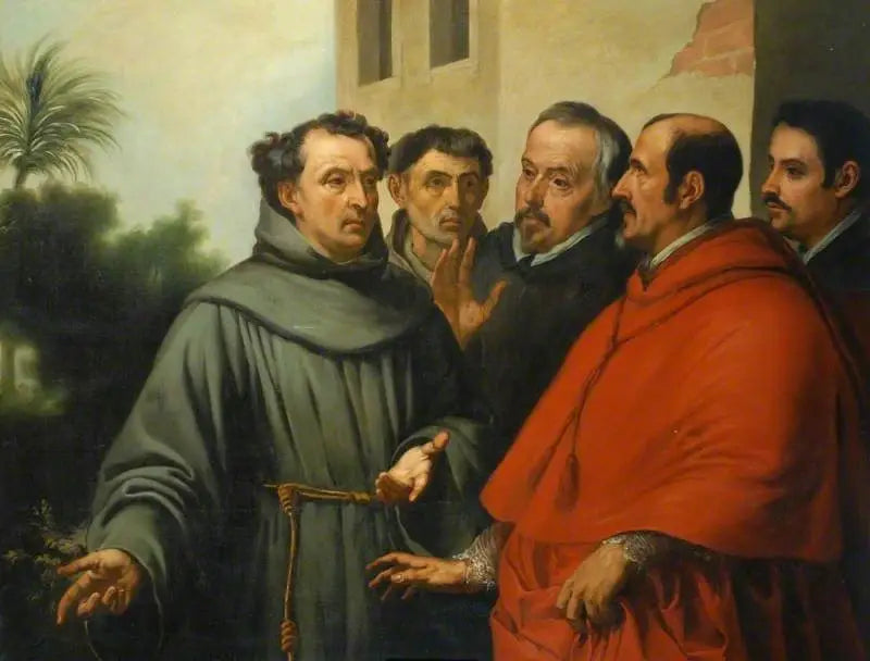 Pyhä Diego d'Alcalá ekstaasissa ristiä katsellessaan - Bartolomé Esteban Murillo