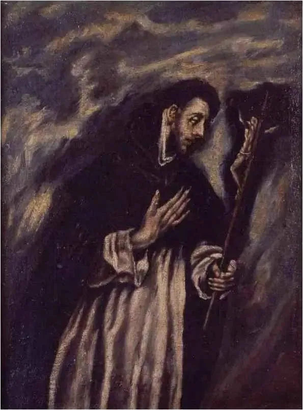 Pyhä Dominique rukouksessa - El Greco
