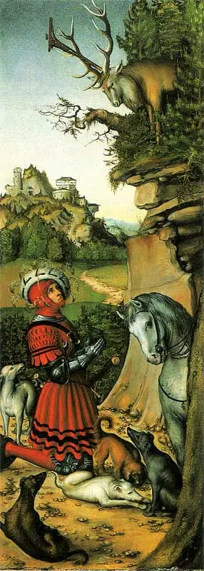 Pyhä Eustatius - Lucas Cranach vanhempi