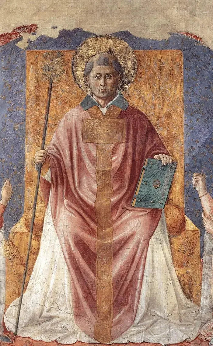Pyhittäjä Fortunat vihitty - Benozzo Gozzoli