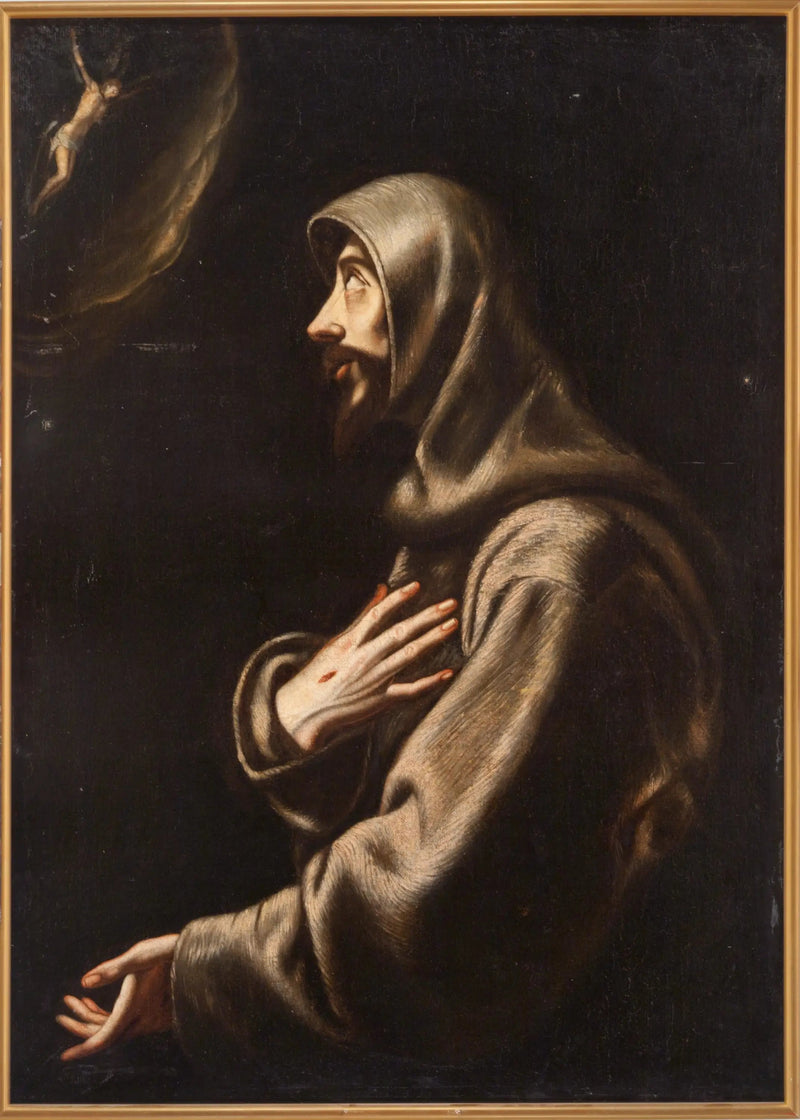 Pyhä Fransiskus Assisilainen mietiskelemässä - El Greco