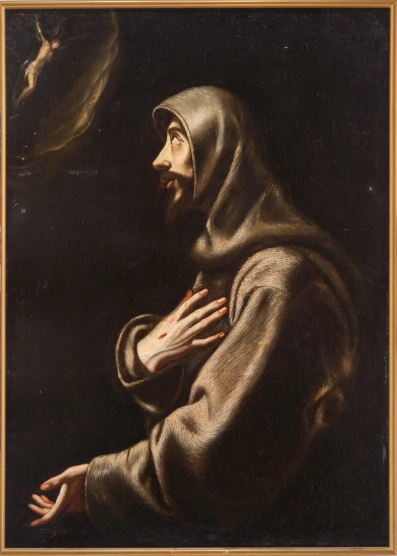 Pyhä Fransiskus Assisilainen mietiskelemässä - El Greco