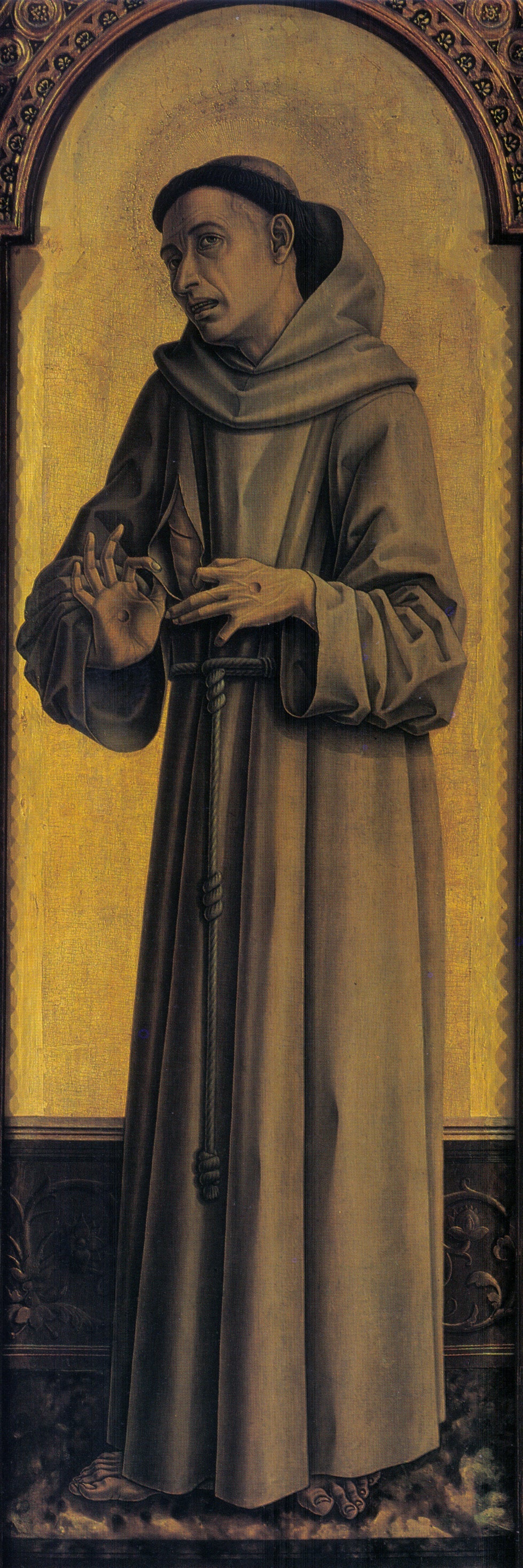 Saint François d’Assise - Carlo Crivelli - Alpha Reproduction
